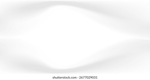 Abstractas minimalista blanco con gradiente suave onda de fondo moderno. textura patrón blanco. Ilustración vectorial