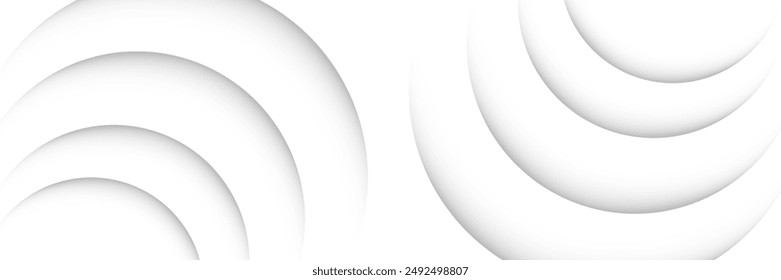 Abstract minimalist white and gray curve modern background. texture white pattern. vector illustration