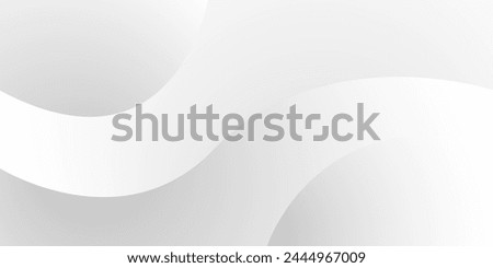 Abstract minimalist white and gray curve modern background. texture white pattern. vector illustration