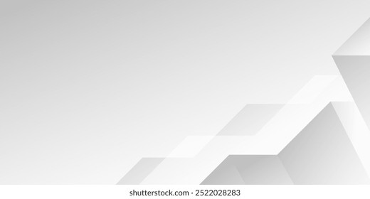 Abstractas minimalista blanco y gris forma de fondo moderno. textura patrón blanco. Ilustración vectorial