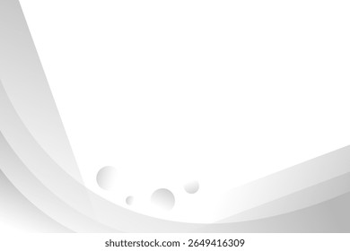 Abstract minimalist white and gray shape modern background. texture white pattern. vector illustration