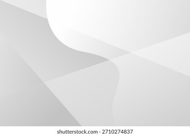 Abstract minimalist white and gray shape modern background. texture white pattern. vector illustration