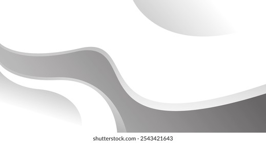 Abstractas minimalista blanco y gris de la onda de fondo moderno. textura patrón blanco. Ilustración vectorial