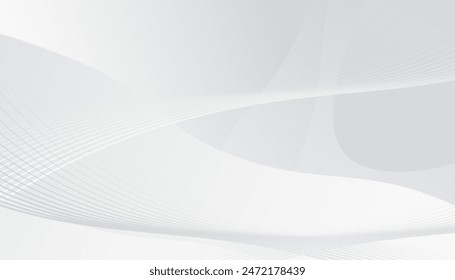 Abstract minimalist white and grey background