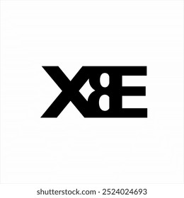 Abstract minimalist X8E text logo design.