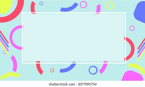 abstract minimalistic artwork poster with simple shape and figure. Abstract vector pattern design style for web banner, business presentation, branding package, fabric print, wallpaper
