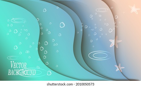 Abstract minimalistic background imitating the sea surf and sandy shore
