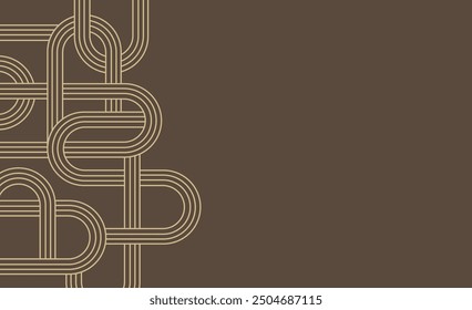 Abstract minimalistic background with lines. Vector illustration