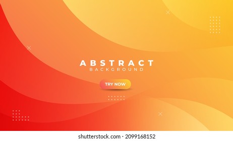 Abstract minimalistic background in orange color. Minimal concept for graphic design, background, web design, poster, banner, advertisement, slideshow