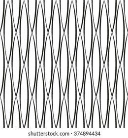 Abstract minimalistic black and white pattern