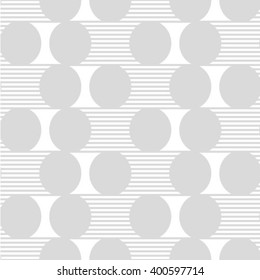 Abstract minimalistic black and white pattern