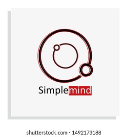 Abstract, minimalistic, creative logo. Unique and simple element