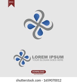 Abstract  Minimalistic  Creative logo vector template design