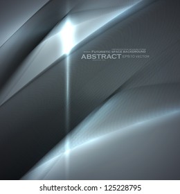 Abstract minimalistic elements, futuristic illustration, vector background - editables eps10.