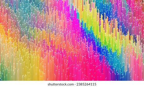 Abstract minimalistic geometric isometric design with colorful cube shapes. Modern voxel art. Colorful extruded blocks abstract background. Concept for flyers, cover or poster. Vector background