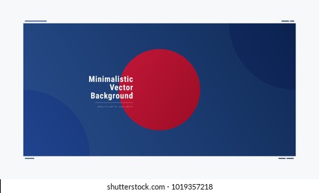 Abstract minimalistic gradient geometric modern vector background. Gradient Geometry Forms. Graphic design. Creative concept