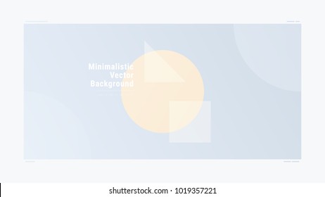 Abstract minimalistic gradient geometric modern vector background. Gradient Geometry Forms. Graphic design. Creative concept