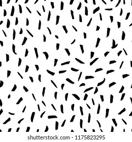 Abstract minimalistic hand drawn vector seamless pattern
