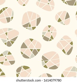 
Abstract minimalistic seamless pattern with colored elements for surface design