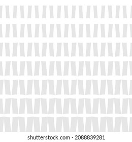 Abstract minimalistic seamless pattern with hand drawn short thick dashed lines. Vector minimal monochrome background design.