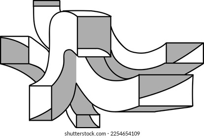 Abstrakte minimalistische Hintergrundbilder. Hintergrund. Line Art. Print. 