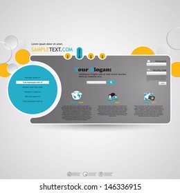 Abstract Minimalistic Website Template 