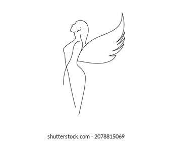 abstract minimalistic women vector and line art , black and gold vector illustration