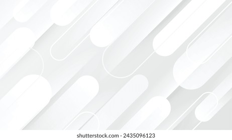 Abstract mininimal white dynamic light line background.