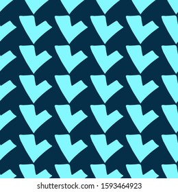 Abstract mint color pattern elements on dark blue background stock illustration for design and decoration for fabrics, wrapping paper, decoupage, wallpaper