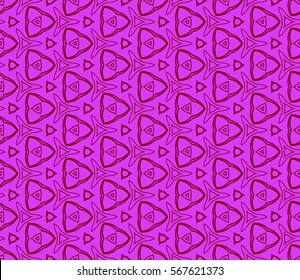 Abstract mirror illustration with geometric shape. For interior decoration, textile industry, printing industry.