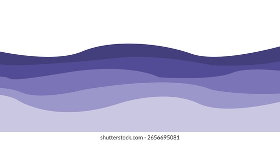 abstrato misturar ondas azuis com fundo branco e copiar área de espaço