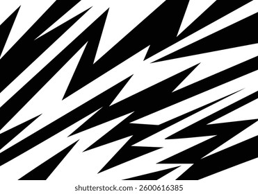 Abstract mix colour background with spikes and zigzag narrow line pattern work