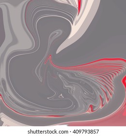 Abstract mix of gray, red and coral colors. Invitation, card, graphic element, tile etc.