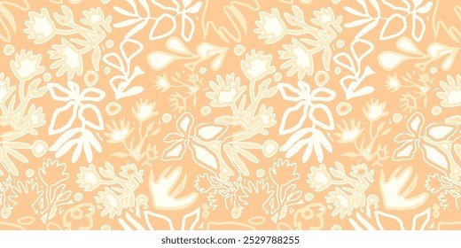 Abstractas mezcla de hojas tropicales, leopardo y rayas de cebra sin patrón. Vector Geométrico Exótico Imprimir color de verano amarillo naranja blanco 