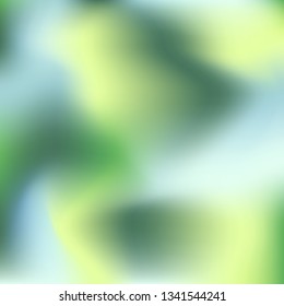 Abstract mixed chaotic green bright background. Vector illustration