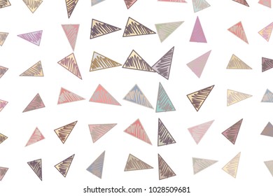 Abstract mixed or mutiple shapes illustrations background. Cartoon style vector.