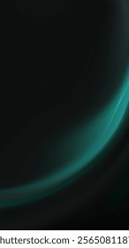  abstract mobile background with a vertical dark teal green wave