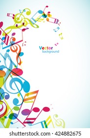 Abstract mobile phone backgrounds with colorful tunes. 