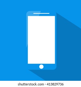 Abstract mobile phone with shadow