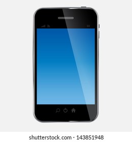 Abstract mobile  phone vector illustration