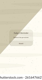 Abstract Mobile Wallpaper Stories Daily Reminder Motivation Quote On Geometric Shape Golden Colors Dots Watercolor Style Vector Design