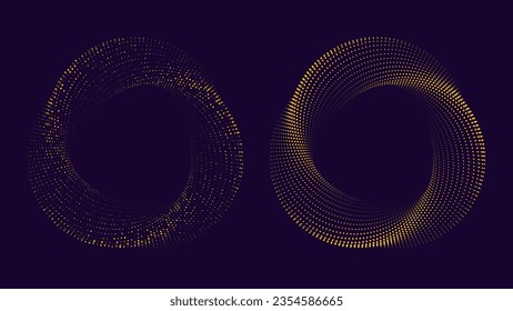 Abstract Mobius strip. Dynamic Round Shape. Abstract Modern Graphic Design Element. Geometric Symbol. Colorful Gradient Blend Design. Creative Vector Template. Impossible Circle Sign.