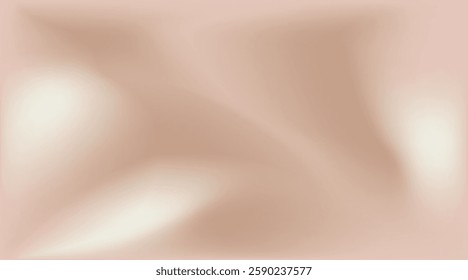 Abstract Mocca Mouse Brown blurred gradient fluid vector background design wallpaper template with dynamic color, waves, and geometric shape