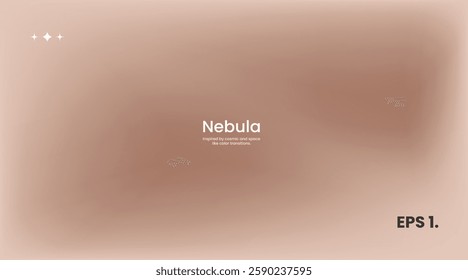 Abstract Mocca Mouse Brown blurred gradient fluid vector background design wallpaper template with dynamic color, waves, and geometric shape