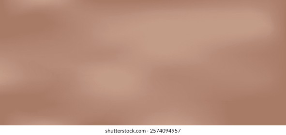 Abstract mocha mousse color background, coffee and chocolate texture, colored gradient pattern, pastel gradation blur bg. Trendy swatch paint 2025 year. Vector illustration