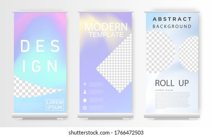 Resumen del concepto de acumulación de fondo de gradiente colorido de maquillaje en el diseño gráfico colorido, plantilla de diseño de diseño,