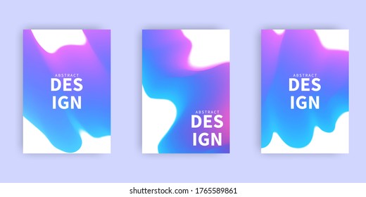 Abstract mockup Pastel colorful gradient background A4 concept for your graphic colorful design, Layout Design Template for Brochure