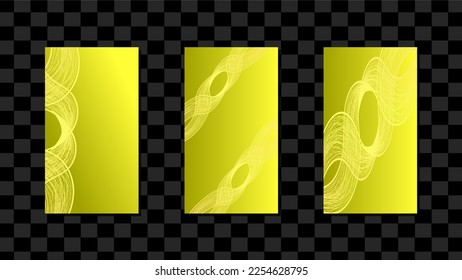 Abstract mockup yellow gradient art. Suitable for posts, banners design and layout design template for brochure. Vector fashion backgrounds