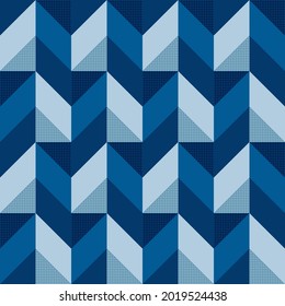 Abstract modern 3d geometric seamless pattern background