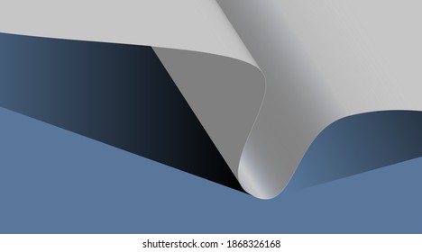 Abstract modern 3D paper effect. Realistic paper background. Creative vector background for advertising design